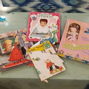 Lot Cut out dolls Grace Kelly Debbie Reynolds